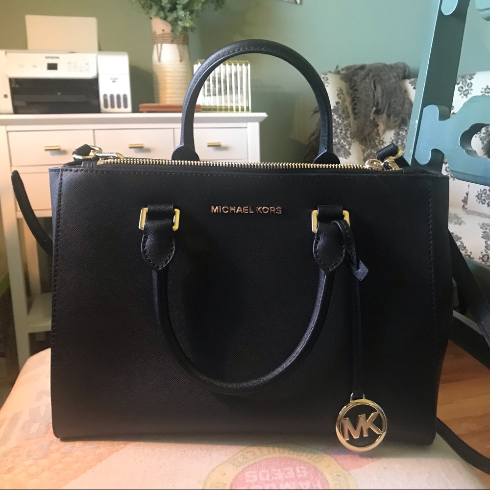 Michael Kors Kellen leather satchel
